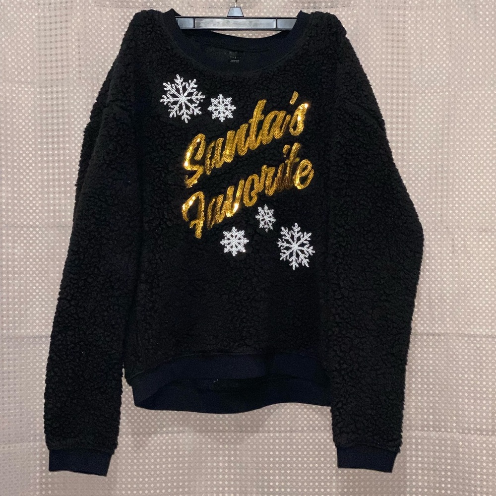 Not sure of brand. Size large soft Christmas long sleeve.